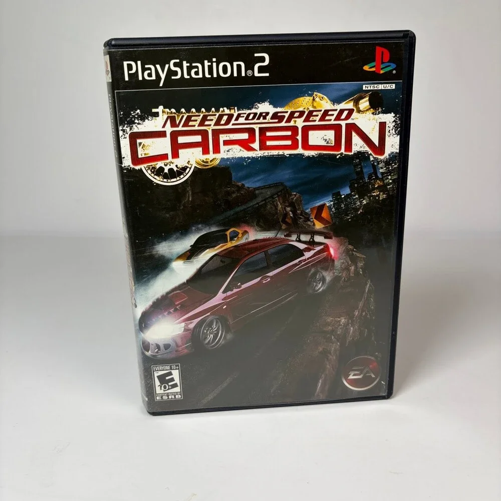 Need for Speed Carbon PlayStation 2 PS2 Video Game Racing Black Label Complete